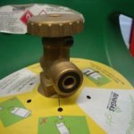 gasfles aansluiting