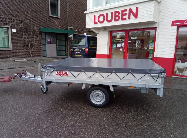 Anssems PSX-S 1350 1-as plateau met vlakzeil
