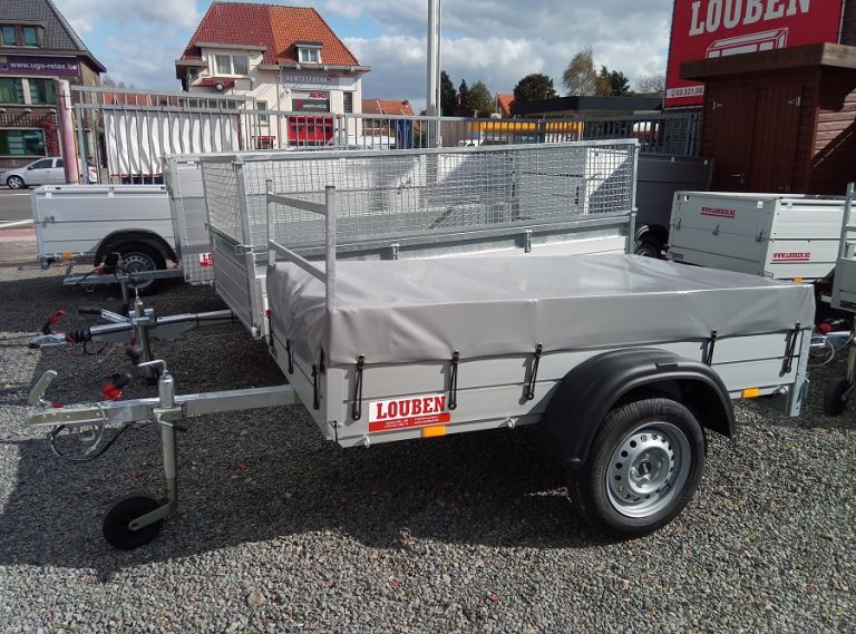 Bakaanhangwagen Anssems GT750 201x101 R met vlakzeil