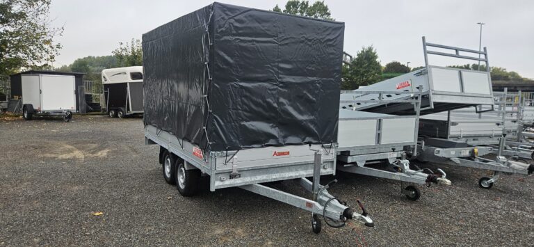 Anssems PSX plateauwagen met huif, 2500 kg